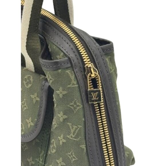 Louis Vuitton Mini Monogram Sac Mary Kate*Satchel*Green Denim - Picture 3 of 15